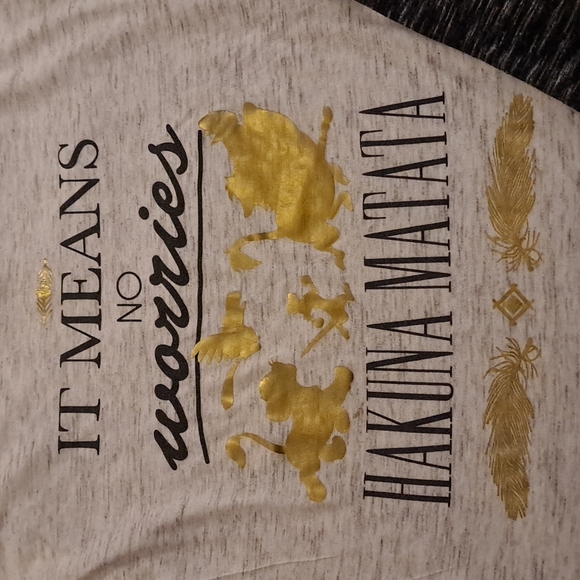 Disney Lion King Hakuna Matata-Lilo & Stitch short sleeve v-neck tshirt bundle - Picture 2 of 5